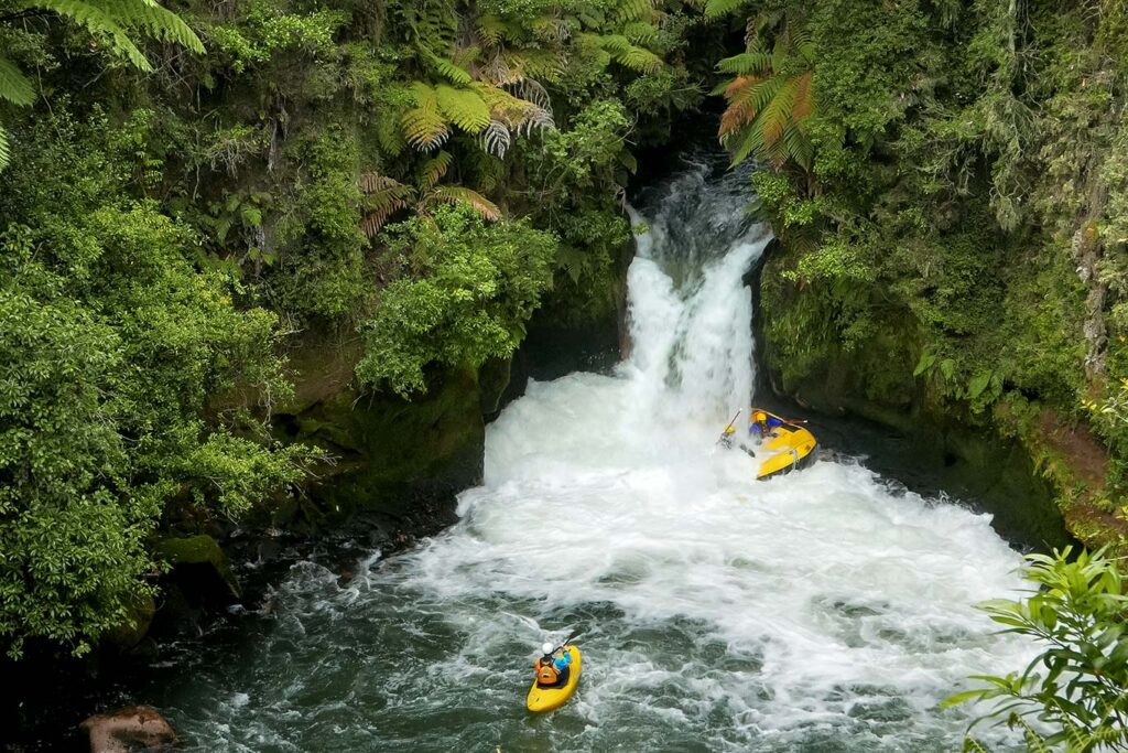 Tutea Falls, Rotorua, Uusi-Seelanti